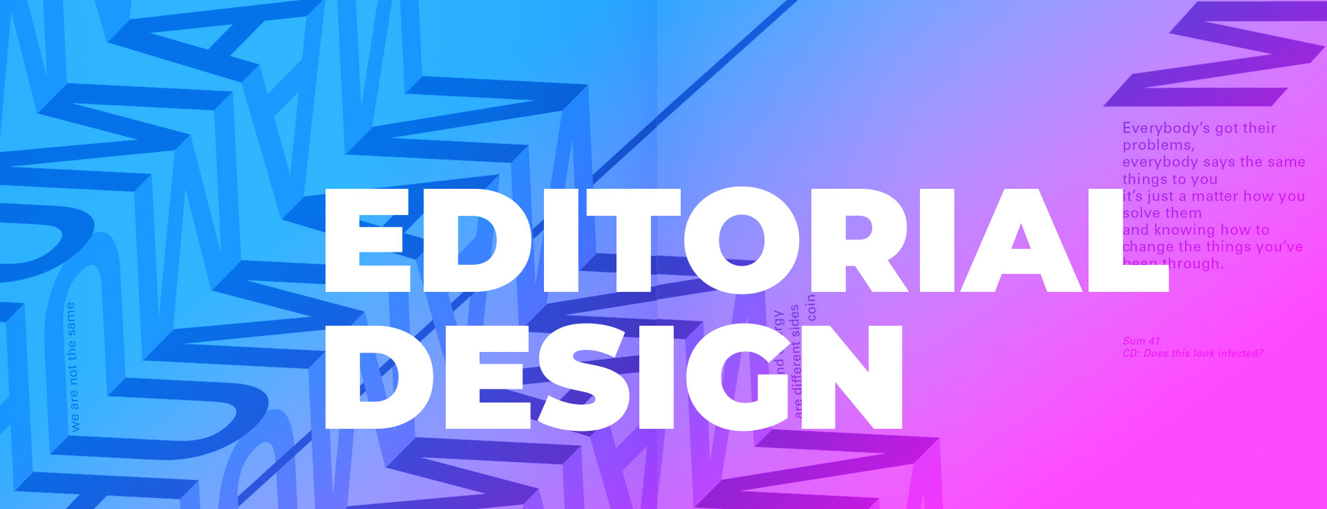 selection editorial design