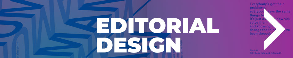 Go to the next section: editorial design