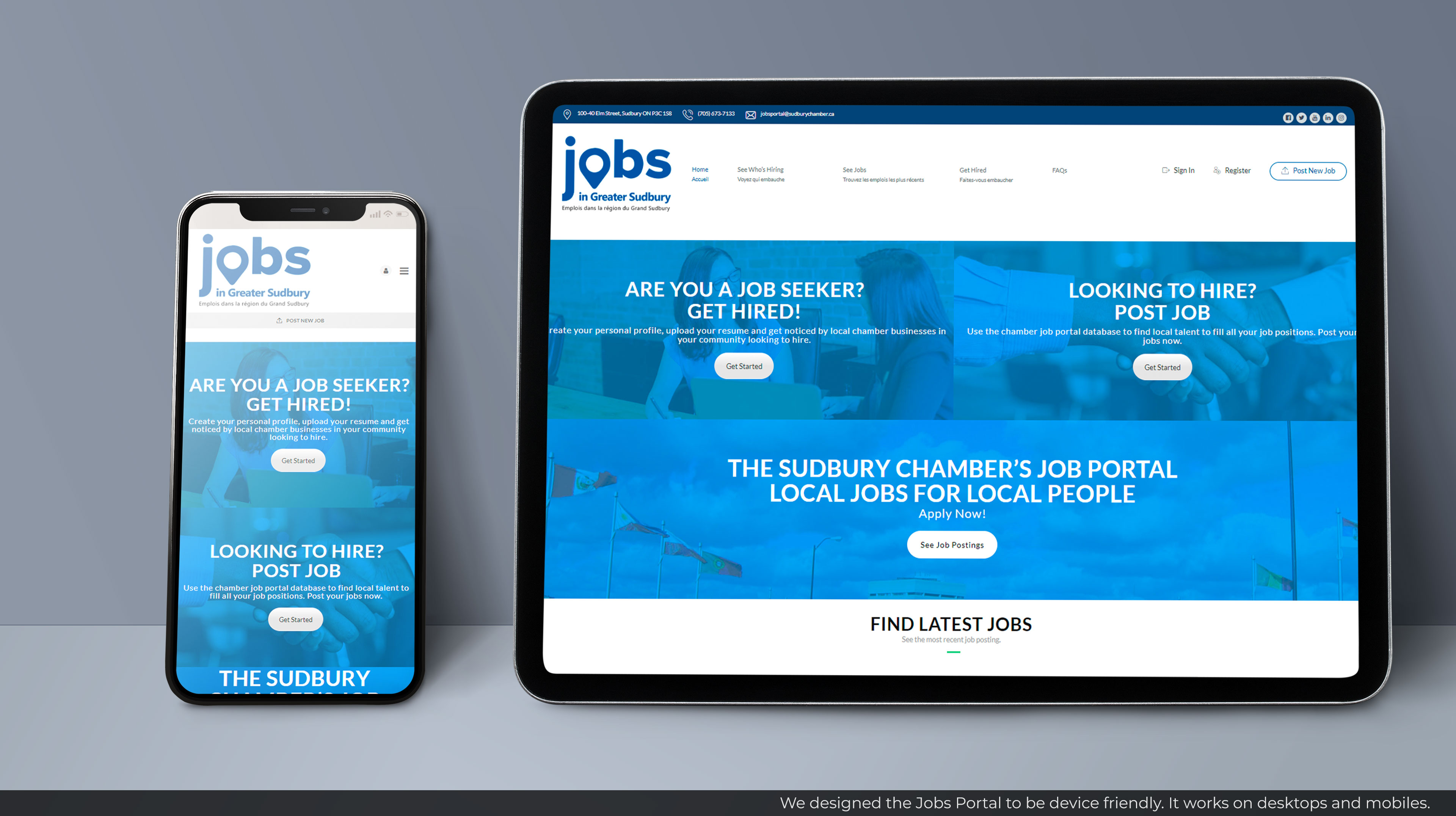 Jobs Portal by the Greater Sudbury Chamber of Commerce.